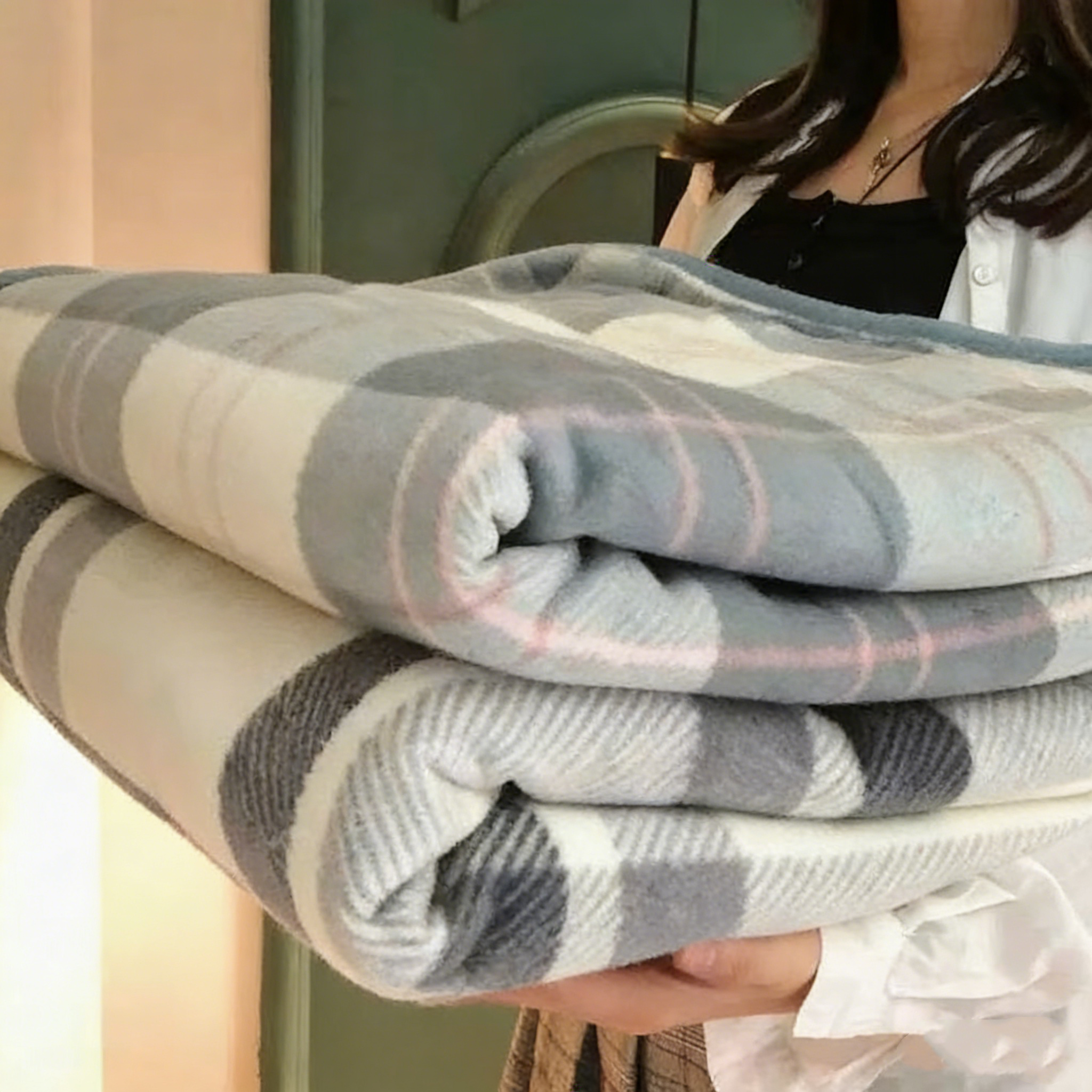 1pc Wearable Blankets Shawl Bl - Shawl Wrap Winter ulasan dan harga