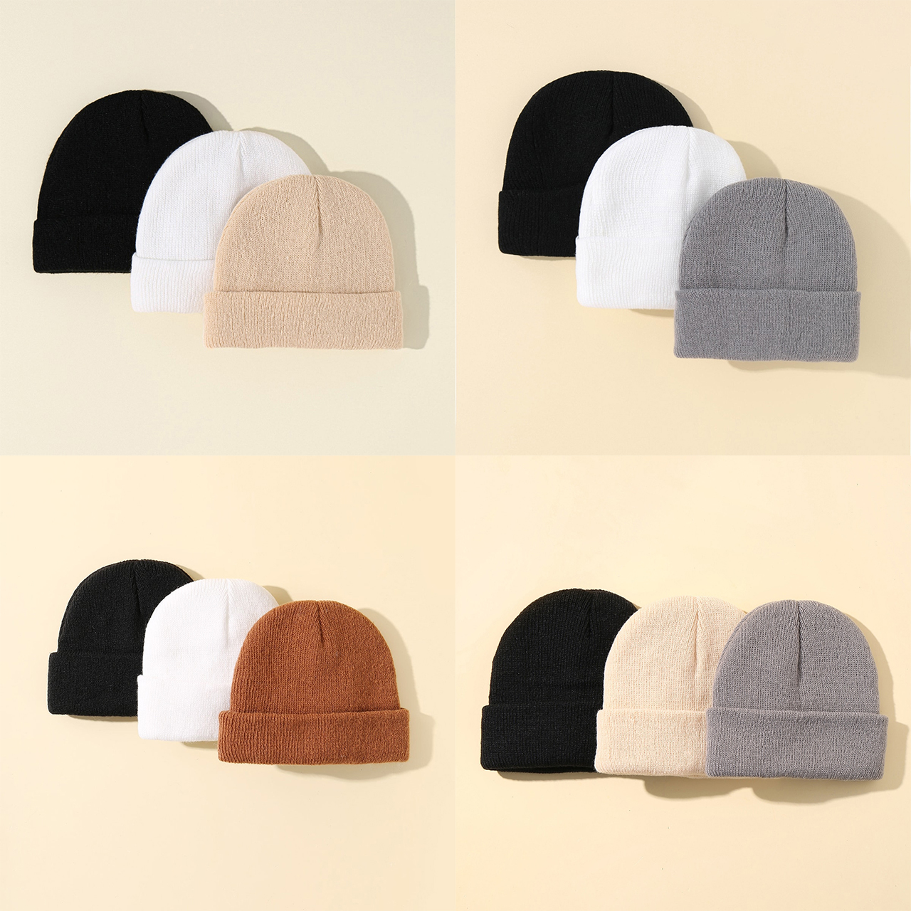 3pcs Kids Beanies Set Winter C - Knit Beanie Hat Warm ulasan dan harga