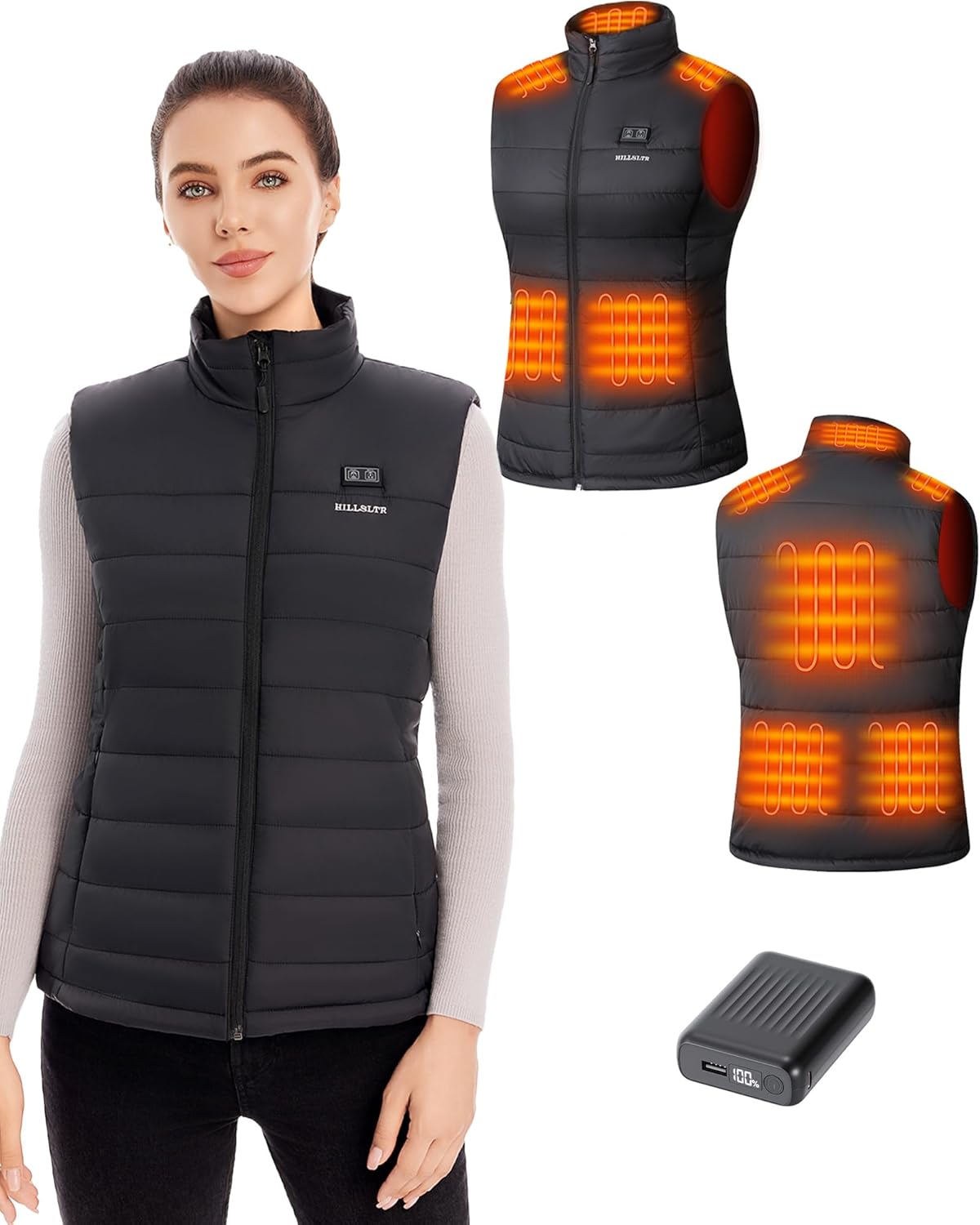 Women Heated Vest with 18400mA - Heated Vest Battery ulasan dan harga