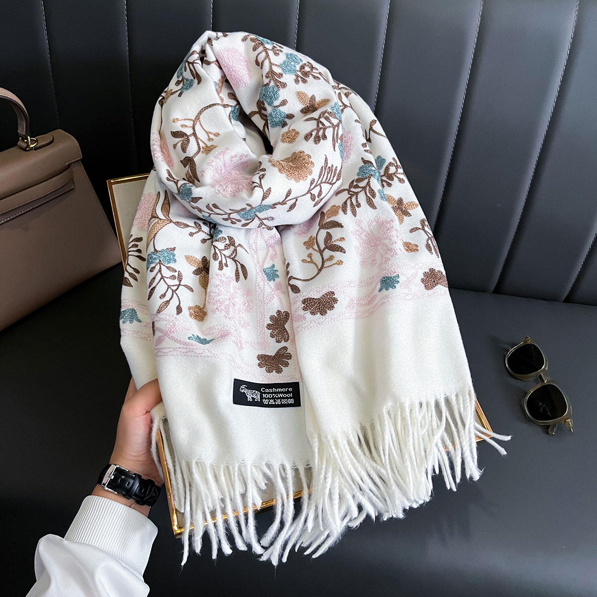 New Winter Warm Cashmere Scarf - Wool Scarf Men ulasan dan harga