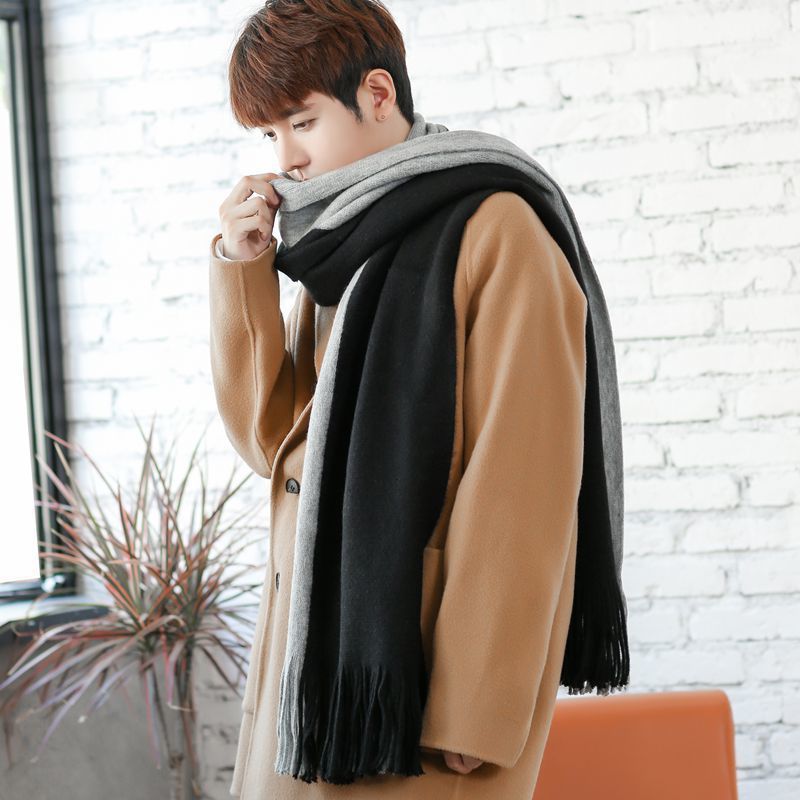 Designer Patchwork Patchwork S - Wool Scarf Men ulasan dan harga