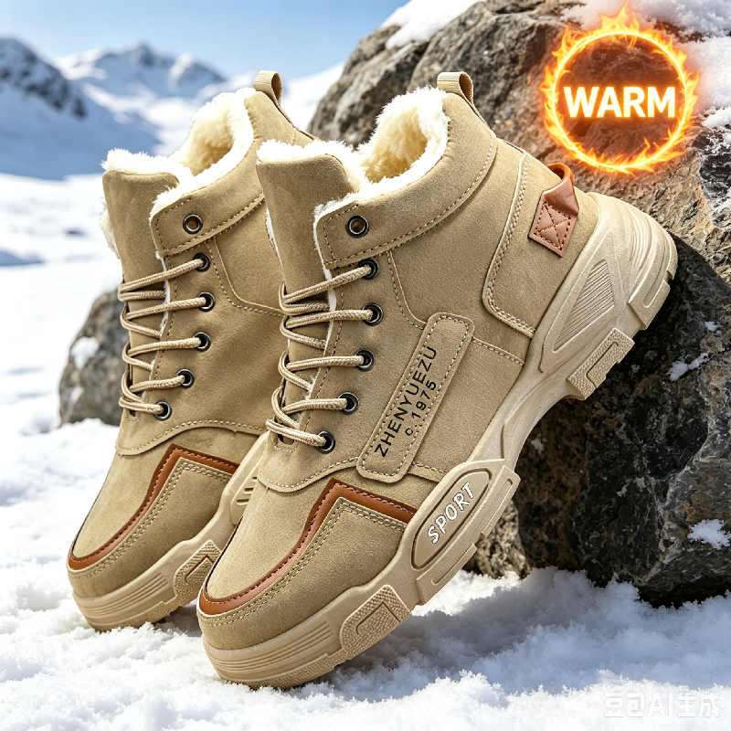 Men's Autumn and Winter High-T - Waterproof Winter Boot ulasan dan harga