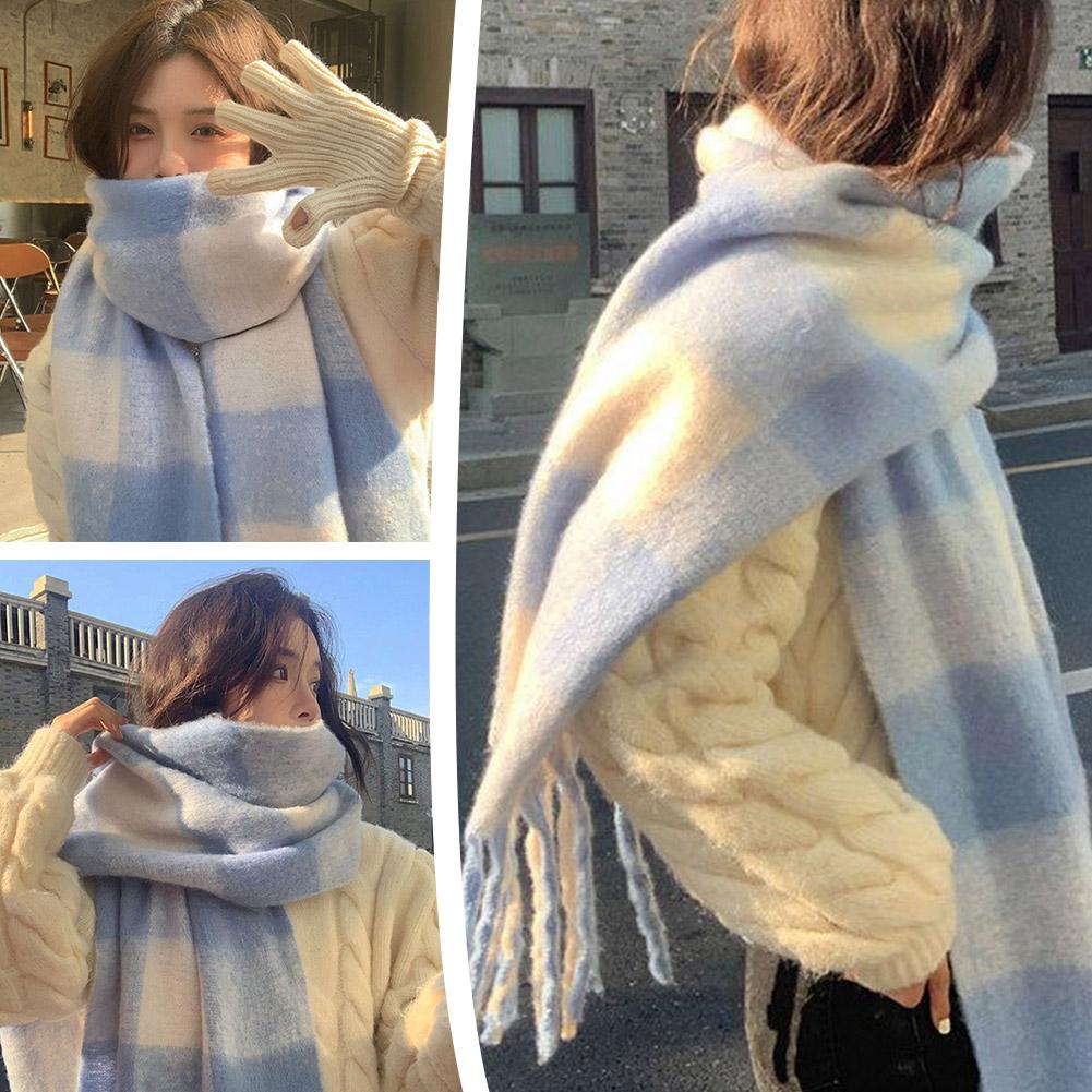 Stylish Simple Korean Inspired - Wool Scarf Men ulasan dan harga