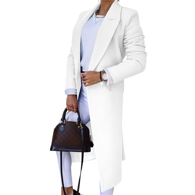 A24F-Women Long Wool Coats For - Wool Coat Peacoat ulasan dan harga