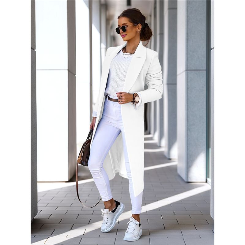 A24F-Women Long Wool Coats For - Wool Coat Peacoat ulasan dan harga