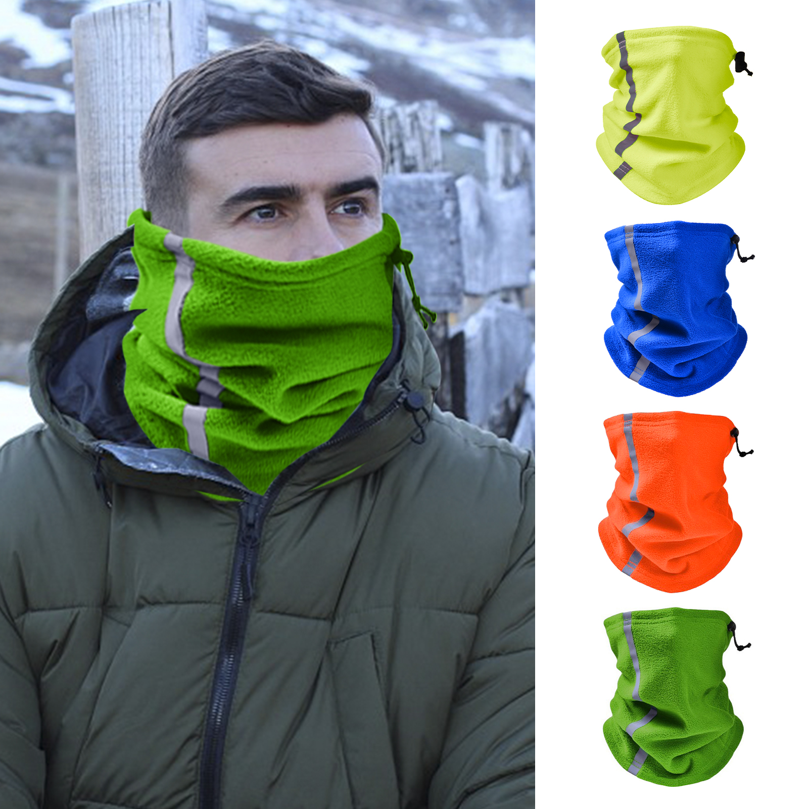 Winter Fleece Neck Warmer Refl - Neck Gaiter Fleece ulasan dan harga