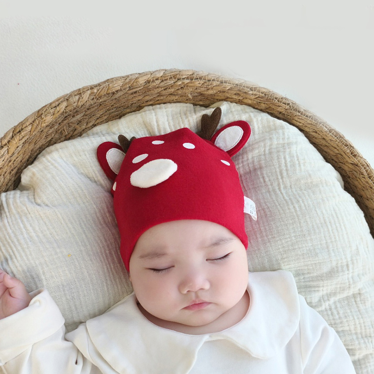 Cute Little Deer Baby Fetal Ha - Knit Beanie Hat Warm ulasan dan harga