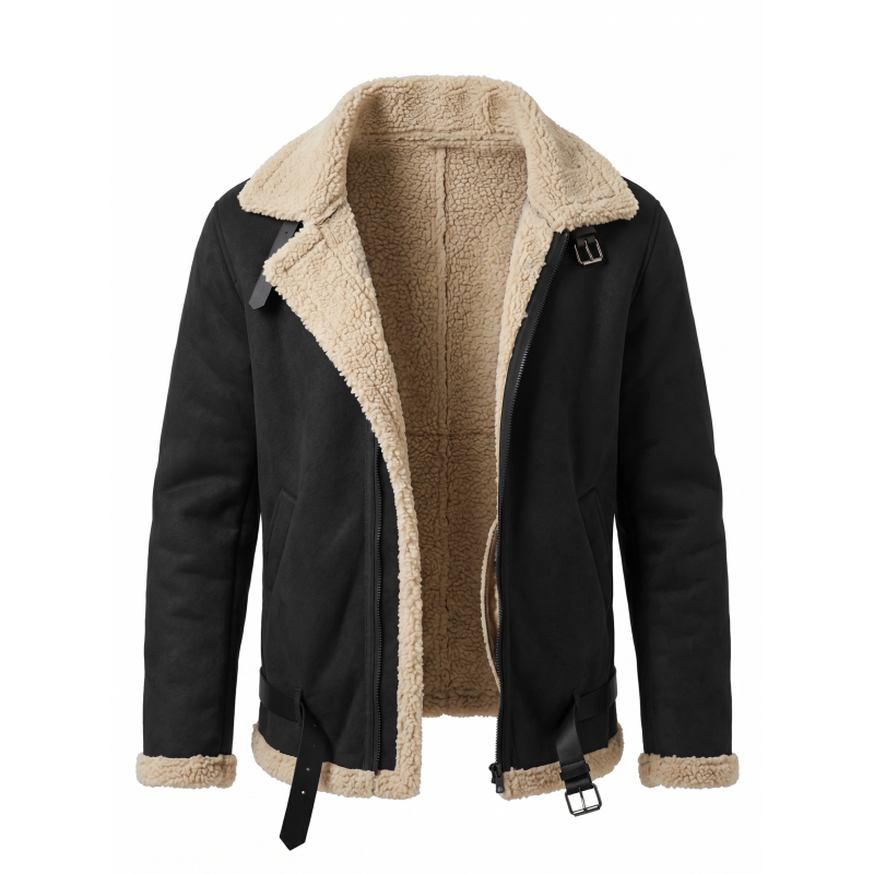 Men Winter Faux Suede Jacket F - Down Jacket Packable ulasan dan harga