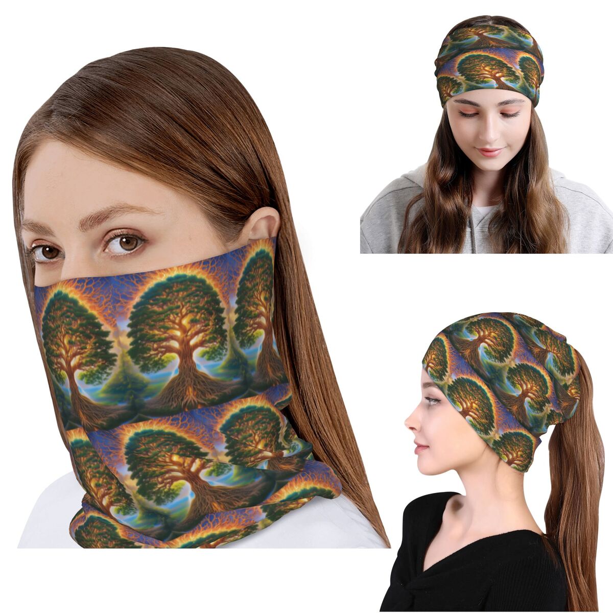 Biblical World Tree Of Life Ba - Knit Beanie Hat Warm ulasan dan harga
