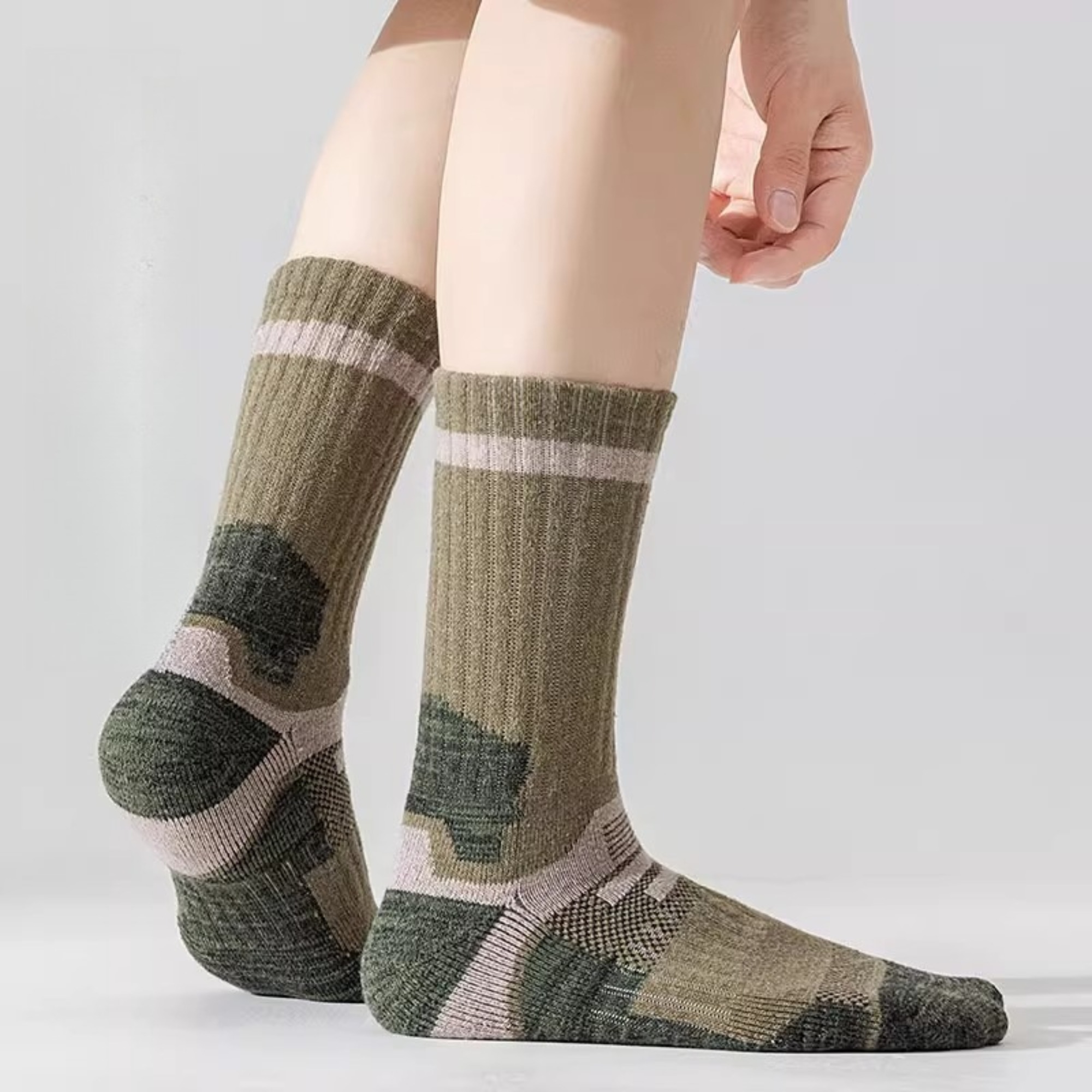 1/2Pairs Men Merino Wool Socks - Thermal Sock Wool ulasan dan harga