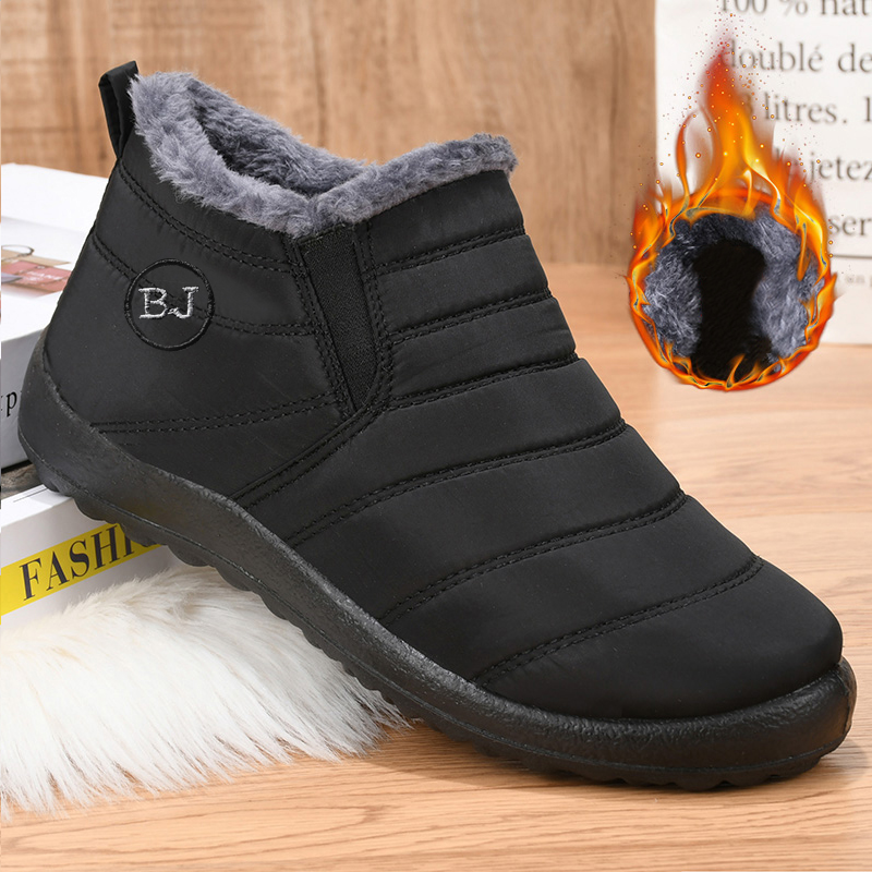 Warm Men's Boots Snow Platform - Waterproof Winter Boot ulasan dan harga