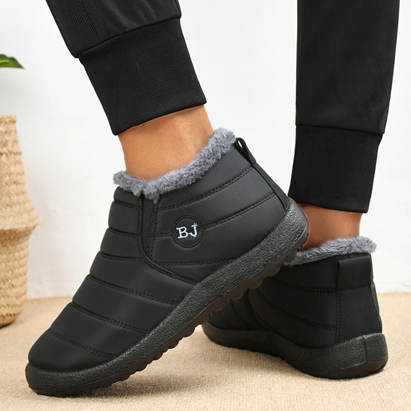 Warm Men's Boots Snow Platform - Waterproof Winter Boot ulasan dan harga