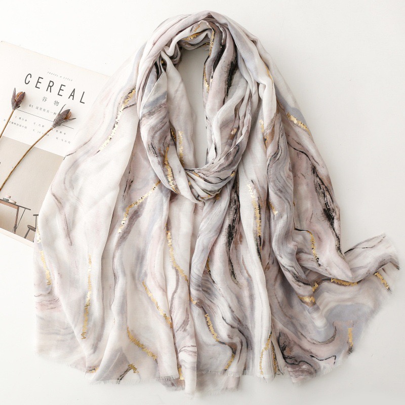 2025 Winter Geometric Paisley  - Shawl Wrap Winter ulasan dan harga