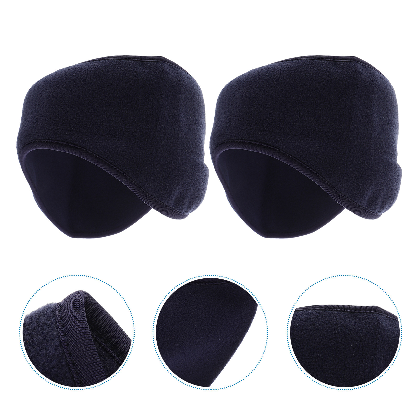 2Pcs Warm Windproof Headband P - Fleece Ear Warmer Band ulasan dan harga