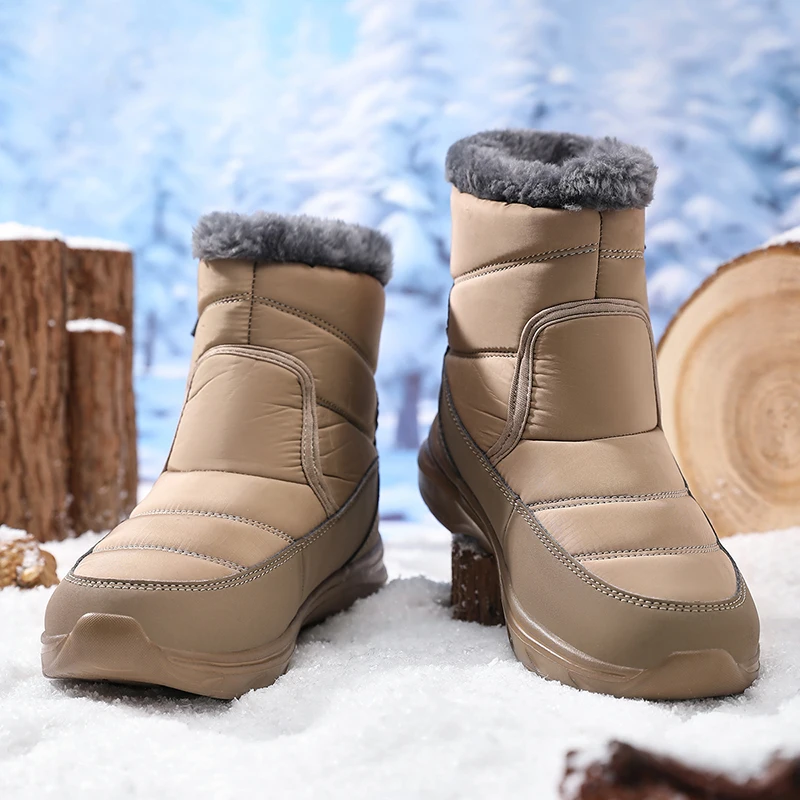 Men Shoes Winter Casual Shoes  - Waterproof Winter Boot ulasan dan harga