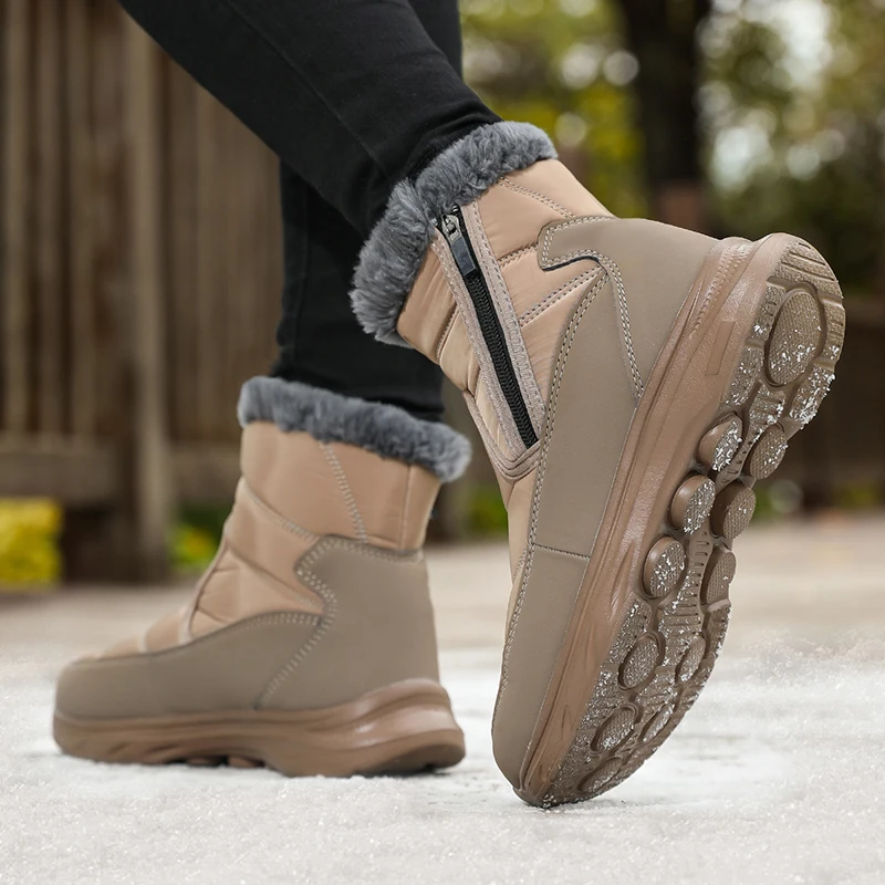 Men Shoes Winter Casual Shoes  - Waterproof Winter Boot ulasan dan harga