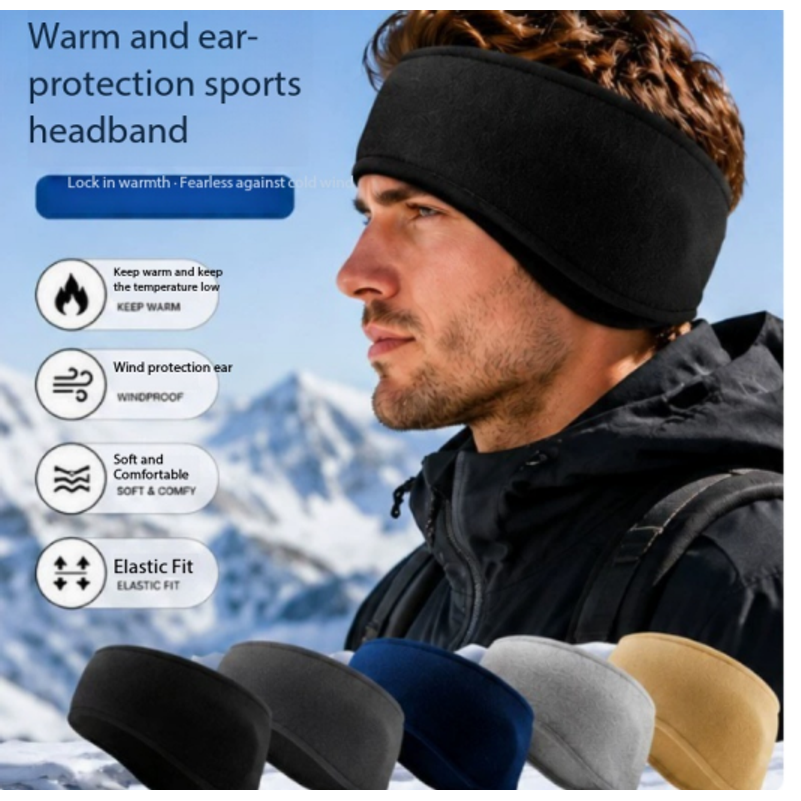 Winter Outdoor Cycling Headban - Winter Headband Fleece ulasan dan harga